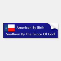 American By Birth Bumper Sticker
