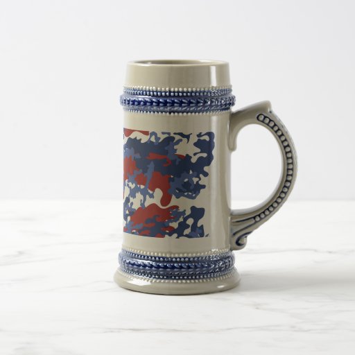 American Camo Beer Stein Mug