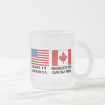 American Canadian Coffee Mug