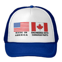 American Canadian Trucker Hat