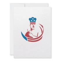 American Chef Baker Cook Custom Invite