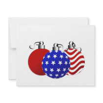 American Christmas Invitation
