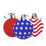 American Christmas Stickers