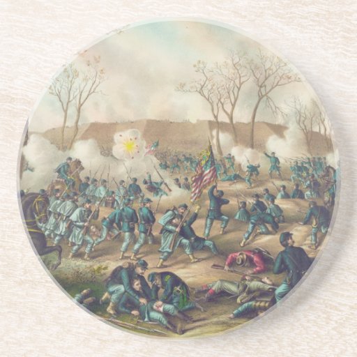 American Civil War Battle of Fort Donelson 1862 Drink Coasters