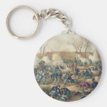 American Civil War Battle of Fort Donelson 1862 Keychain