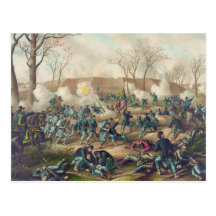 American Civil War Battle of Fort Donelson 1862 Postcard