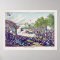 American Civil War Second Battle of Corinth 1862 Print