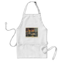 American Civil War The Fall of Richmond April 1865 Apron