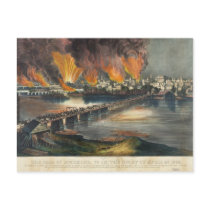 American Civil War The Fall of Richmond April 1865 Postcard