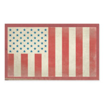 American Civilian Flag Vintage Stickers