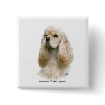 American Cocker Spaniel 9Y244D-035 Buttons