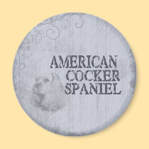 American Cocker Spaniel magnets