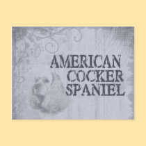 American Cocker Spaniel postcards