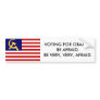 American Communist Flag, Obama Bumper Stickers