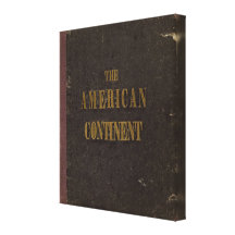 American Continent United States Stretched Canvas Print