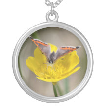 American Copper Butterfly Necklace