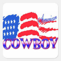 AMERICAN COWBOY RODEO STICKER PARTY FAVOR