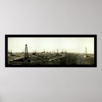 American Crude Oil Co. Photo 1910 Poster