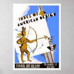 American Design Indian 1938 WPA posters