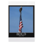 American Eagle atop the American Flag Custom Stationery