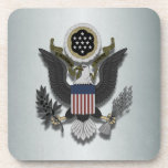 American Eagle E Pluribus Unum Patriotic Beverage Coaster