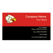 American Eagle Emblem Business Card Template