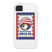 American Eagle Patriot Day 911 Greeting Card Vibe iPhone 4 Cover