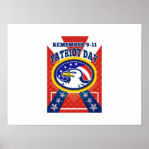 American Eagle Patriot Day 911  Poster