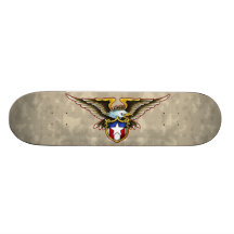 American Eagle Shield Design Skateboard Decks