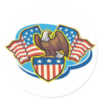 American Eagle Sticker