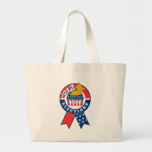 American election ballot box map of USA ribbon 201 Tote Bag