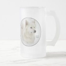 American Eskimo Dog Art Gifts Coffee Mug
