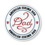 American Eskimo Dog Dad Fridge Magnet