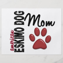 American Eskimo Dog Mom 2 Custom Flyer