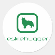 American Eskimo Stickers