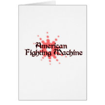 American Fighting Machine Greeting Cards