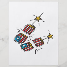 American Firecracker Flyer Design