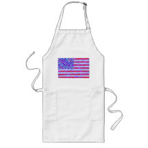 American Flag Art BBQ Gardening Apron