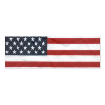 American Flag Bookmark Business Card