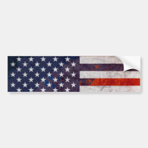 American Flag Bumper Sticker