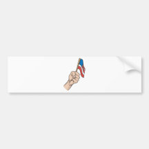 American Flag Bumper Stickers