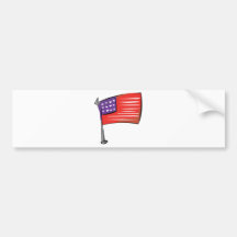 American Flag Bumper Stickers