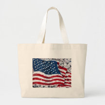 American Flag Canvas Bags