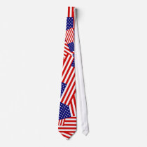 American Flag Collage Neckties
