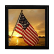 American Flag Dad's Gift Box