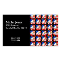 American Flag & Eagle Business Cards