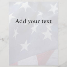 American flag fade flyer