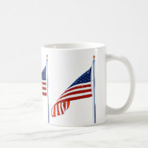 American Flag Mug