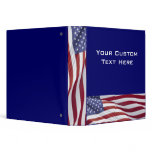 American Flag Patriotic Presentation Binder Album