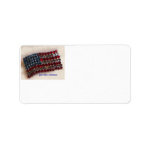 American Flag Personalized Address Labels